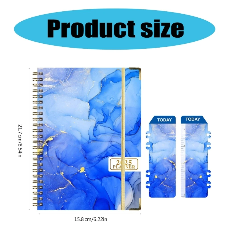 Sổ ghi chép kế hoạch học tập năm 2025, Bảng ghi ngày hàng tháng hàng tuần, dành cho giáo viên học sinh