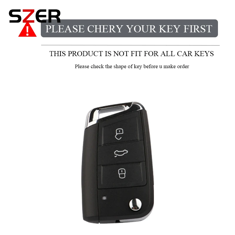 3 4 Buttons NEW TPU Car Key Case Cover Fob For Volkswagen VW Golf 7 ALLTRACK MK7 Tiguan SEAT Ateca Leon FR 2 Ibiza Skoda Octavia