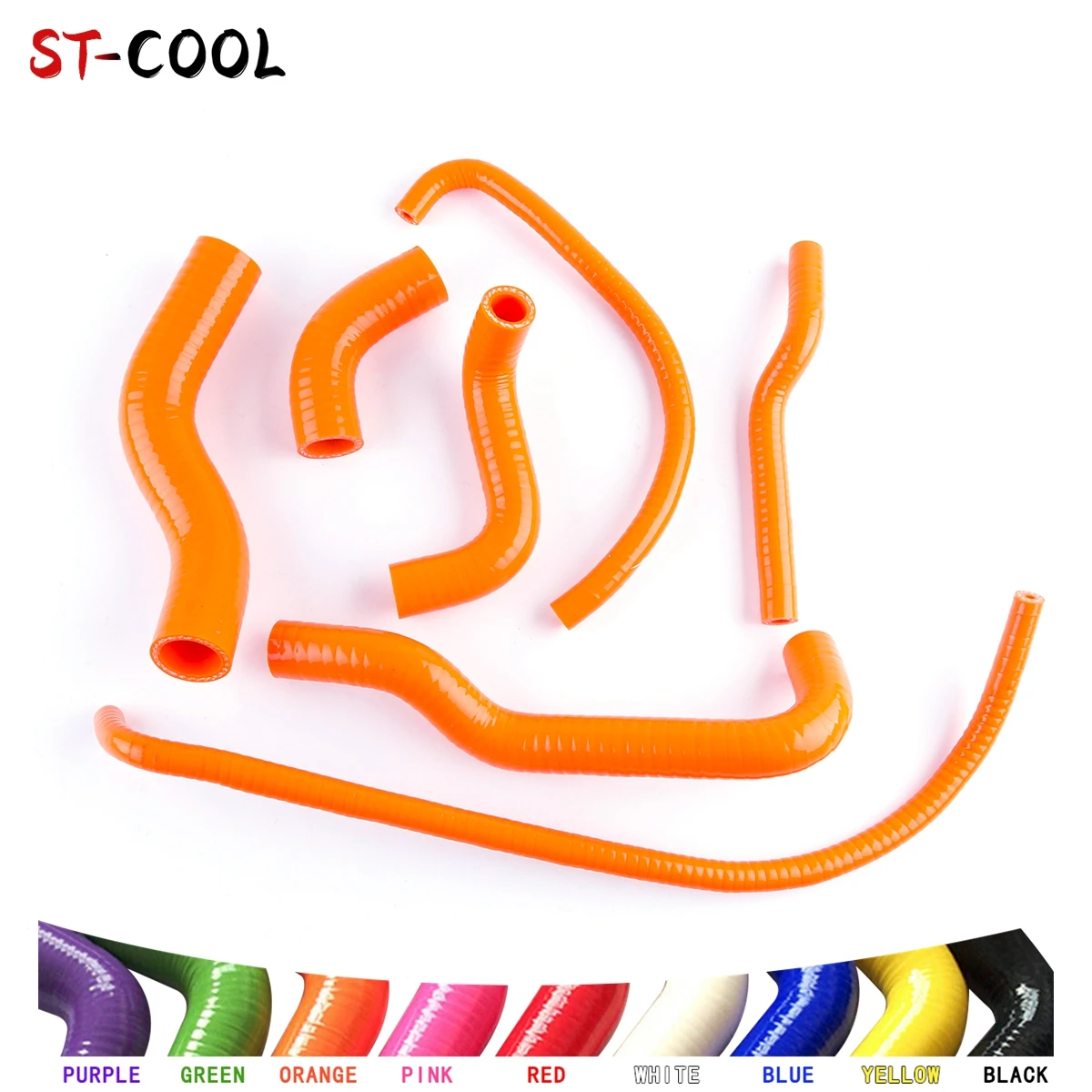 

For 2007-2009 Honda Shadow VT 750 VT750 VT750C Aero 750 Radiator Silicone Hoses Kit Tubes Piping 7Pcs 10 Colors