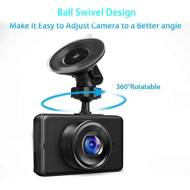 Car DVR Holder Suction Cup Mount DV GPS Navigation Camera Phone Bracket Base 360 Degree Rotatable Auto Accessories Universal