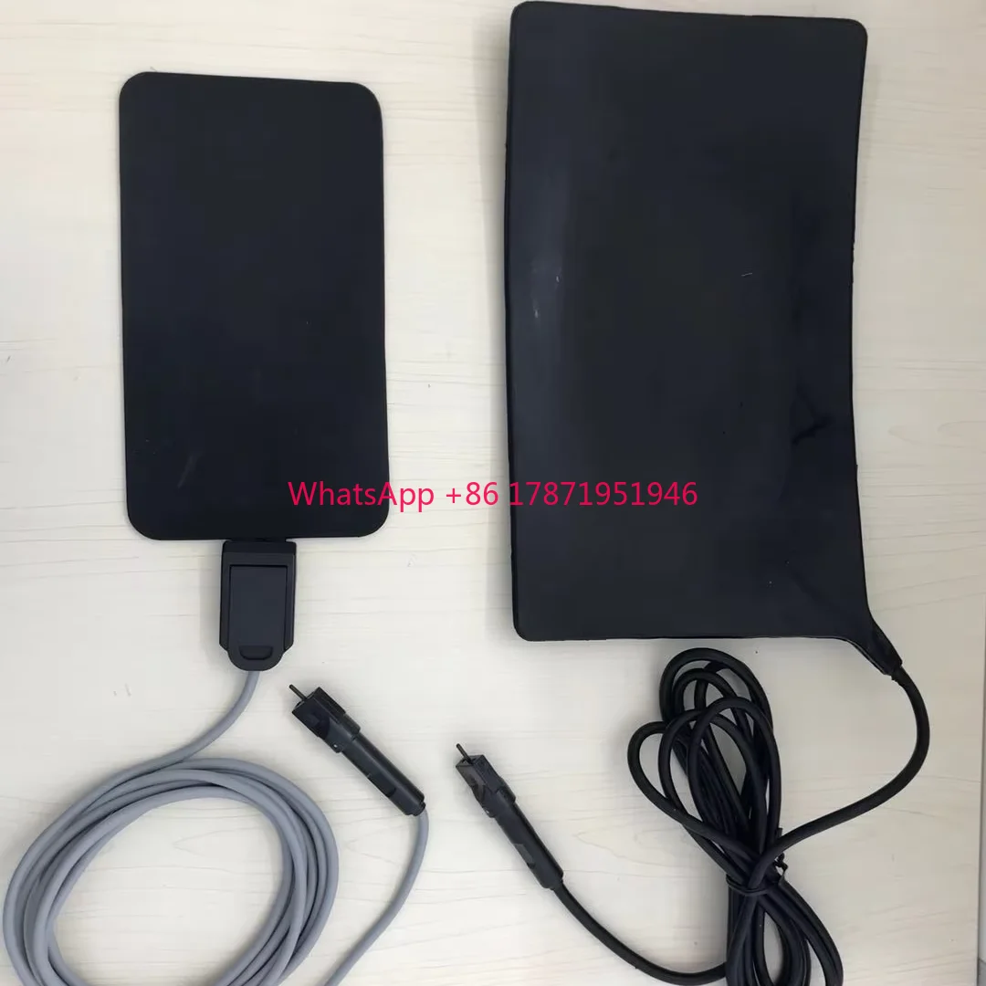 REM HIFI Reusable Electrosurgical Silicone Patient plate Pad with cable Grounding pad Ahanvos