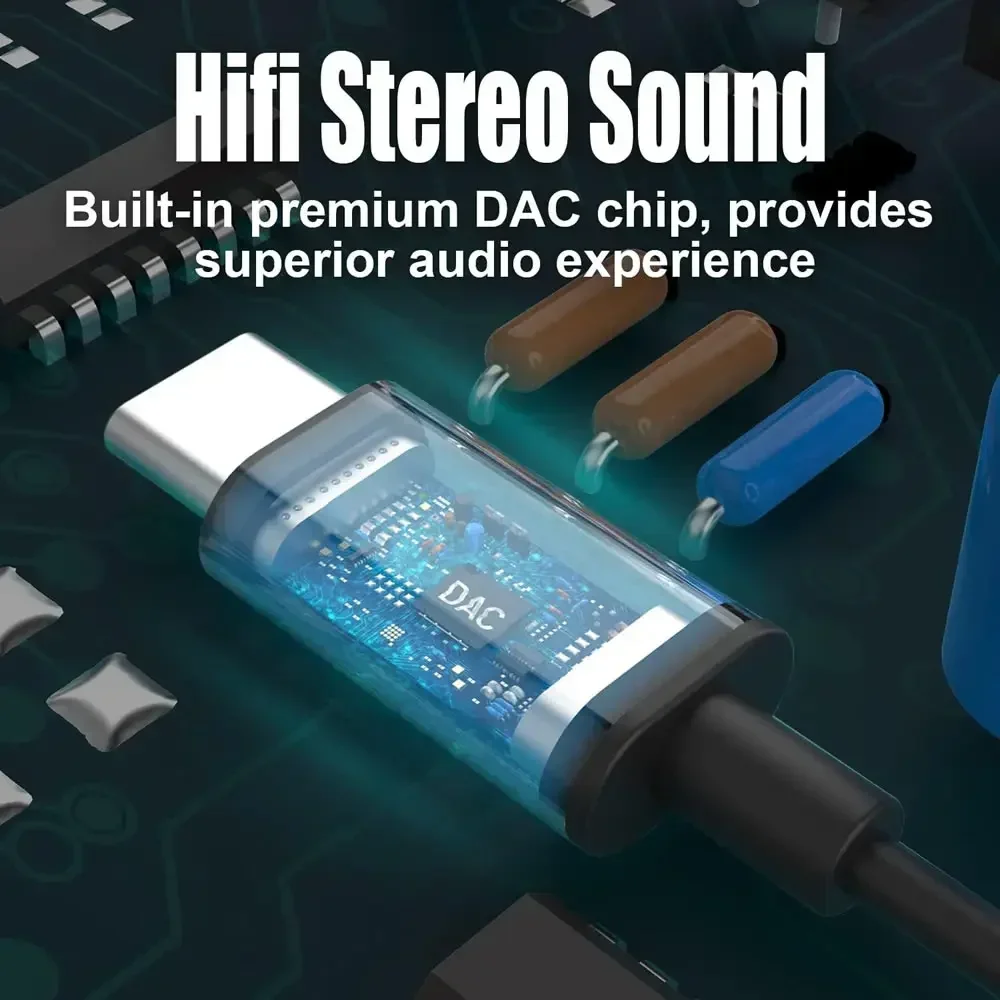 3.5mm Single Side Earbud Headsets With Mic Type C Connector Wired Earphones Soft Silicone In-Ear Headset USB C Single Headphones