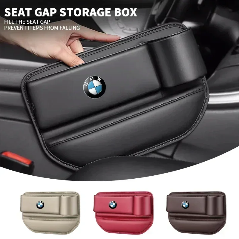 Car Seat Gap Organizer Multifunction Storage Box Cup Pocket For BMW M Performance E36 E60 E90 X2 X1 X3 X5 E46 E39 E70 M3 M5 M6