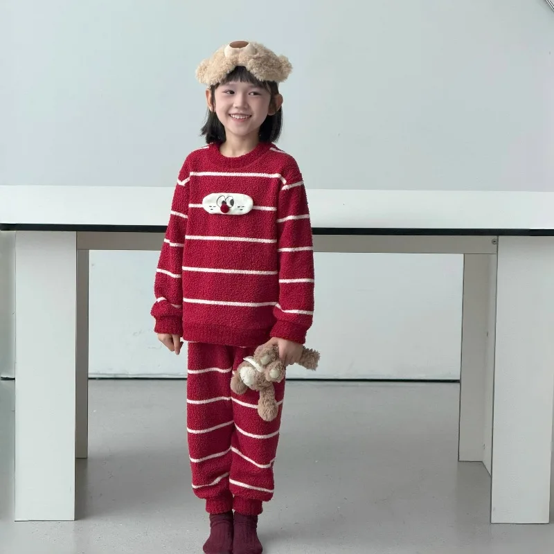

Детские полубархатные пижамы высшего качества, осенне-зимняя термобелье, домашняя одежда для маленьких мальчиков, термокомплекты