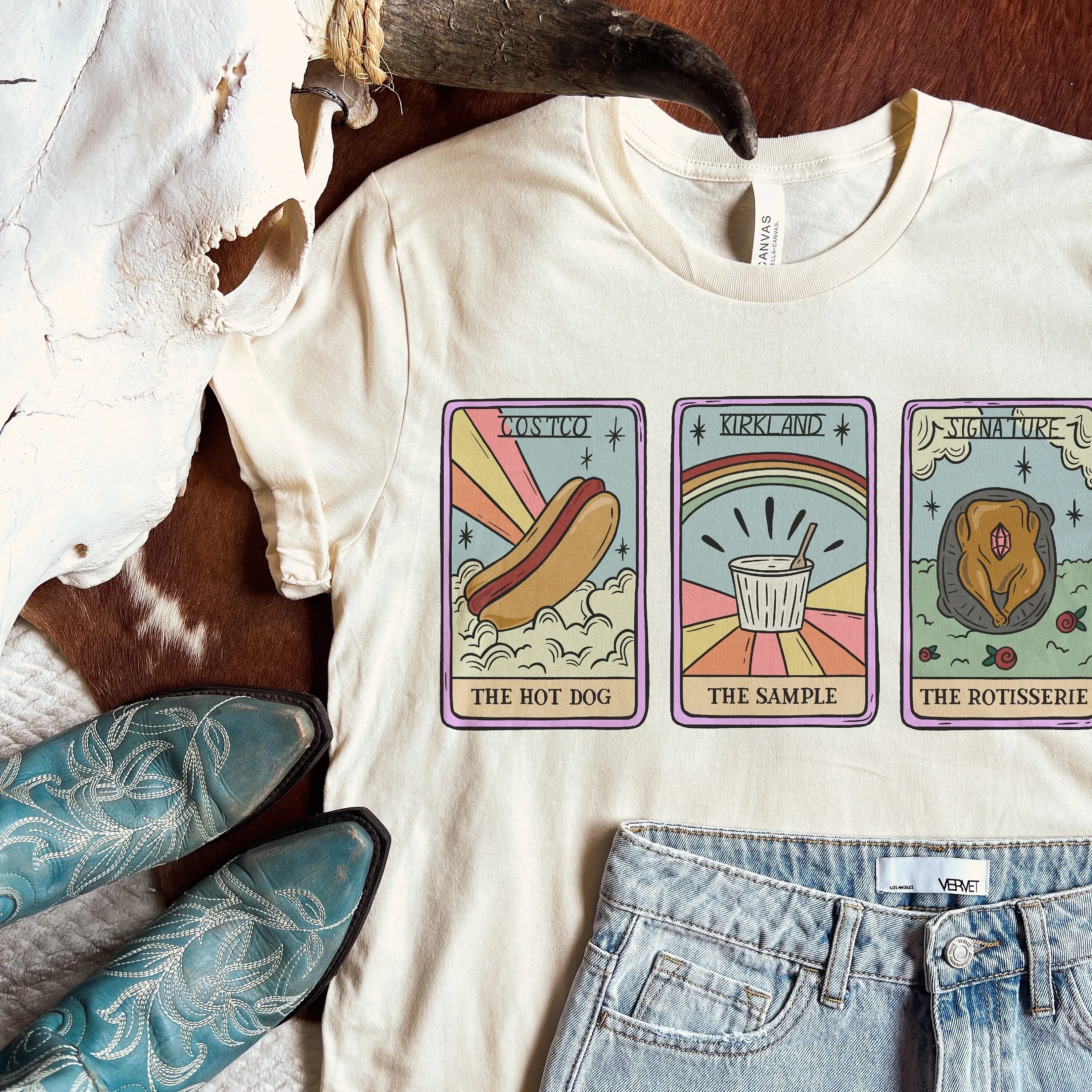 Costco Tarot Hot Dog T Shirt Funny Kirkland Signature