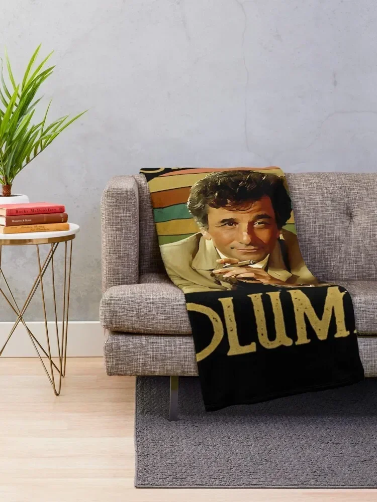 Music Retro Funny Men Columbo Gifts Music Fans Throw Blanket Sleeping Bag warm winter Retros Blankets