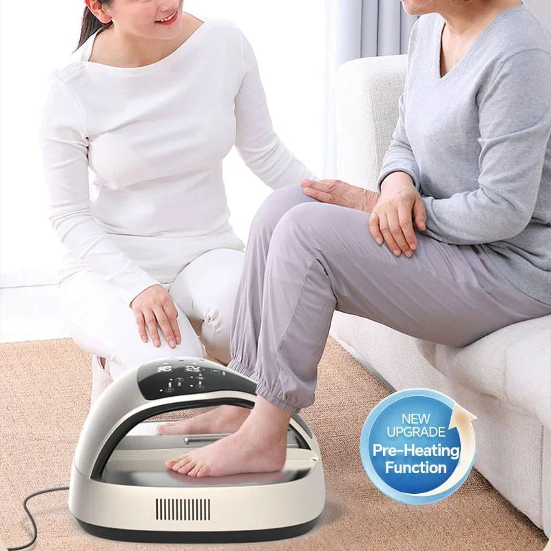 التدفئة الكهربائية المحمولة جهاز تدفئة القدمين مع تدليك موجة الرعاية الصحية المنزلية جهاز العناية بالقدم للاسترخاء والراحة