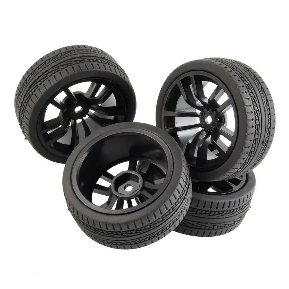 RC Rim02-6093 Grip Tires & Wheel 4PCS For HSP Racing 1/10 1:10 On-Road Car