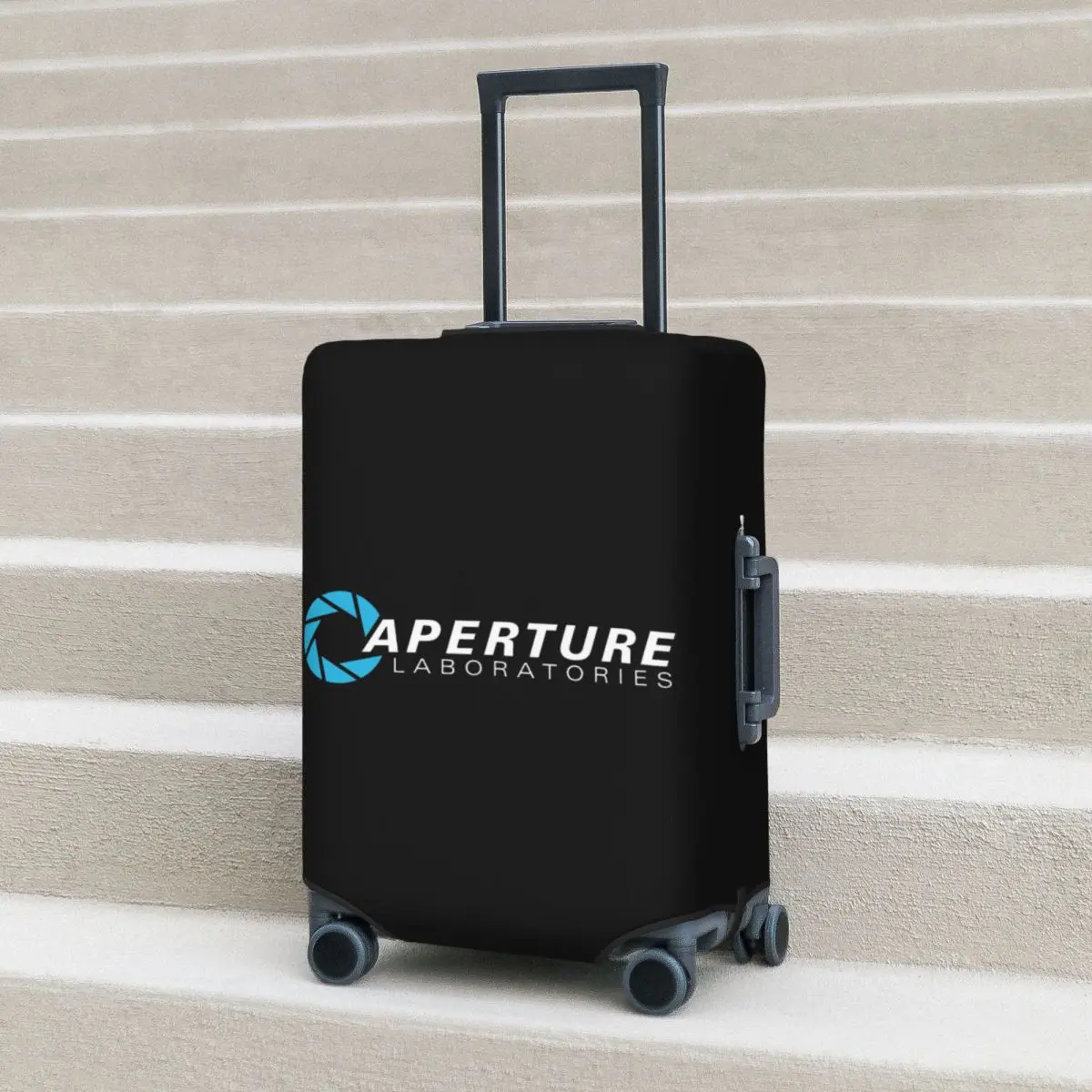 

Aperture Science Laboratories Portal Чехол для чемодана Эластичные защитные чехлы для дорожного багажа на 18-32 дюймов