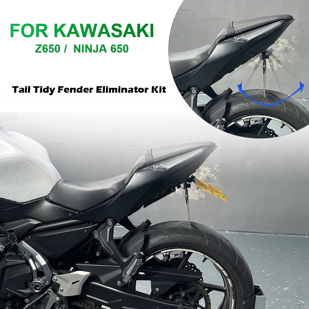 2025 Z650 License Plate Bracket Tail Tidy Fender Eliminator Kit