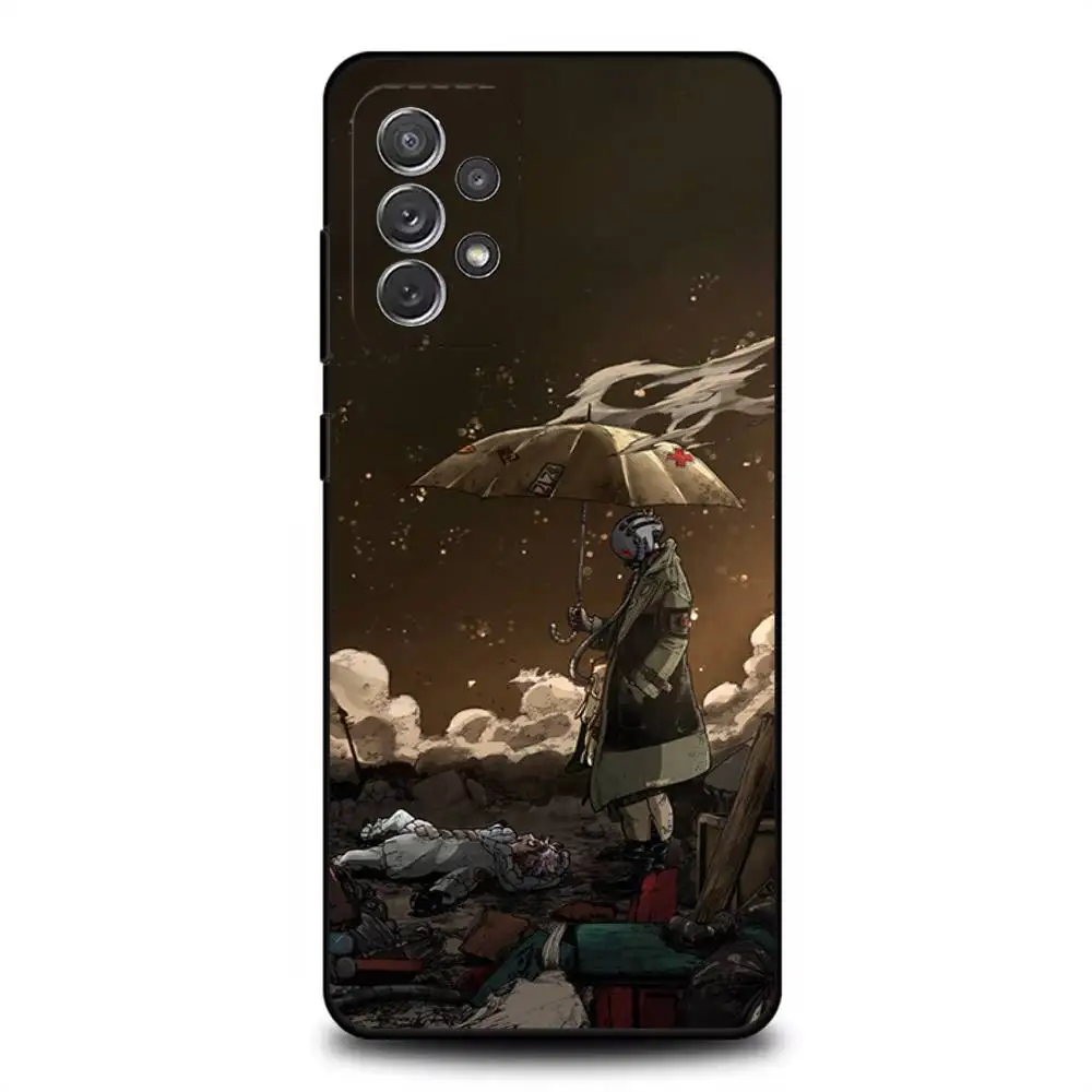 Anime G-Gachiakutas Phone Case For Samsung S 25,24,23,22,30,21,10,9,Ultra,Plus,Lite,FE,4,5G Black Soft Case