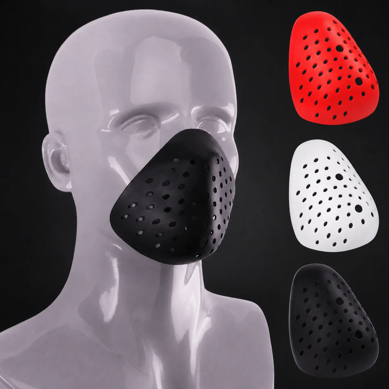 Silicone Mask Bracket - ثلاثية الأبعاد نصف قوس قناع السيليكون