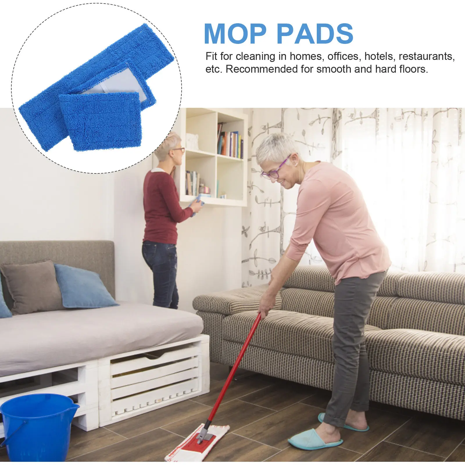 

2 шт. сменные насадки для швабры из кораллового флиса, многоразовые, моющиеся, впитывающие грязь, волосы и отходы для уборки пола, насадки из кораллового флиса