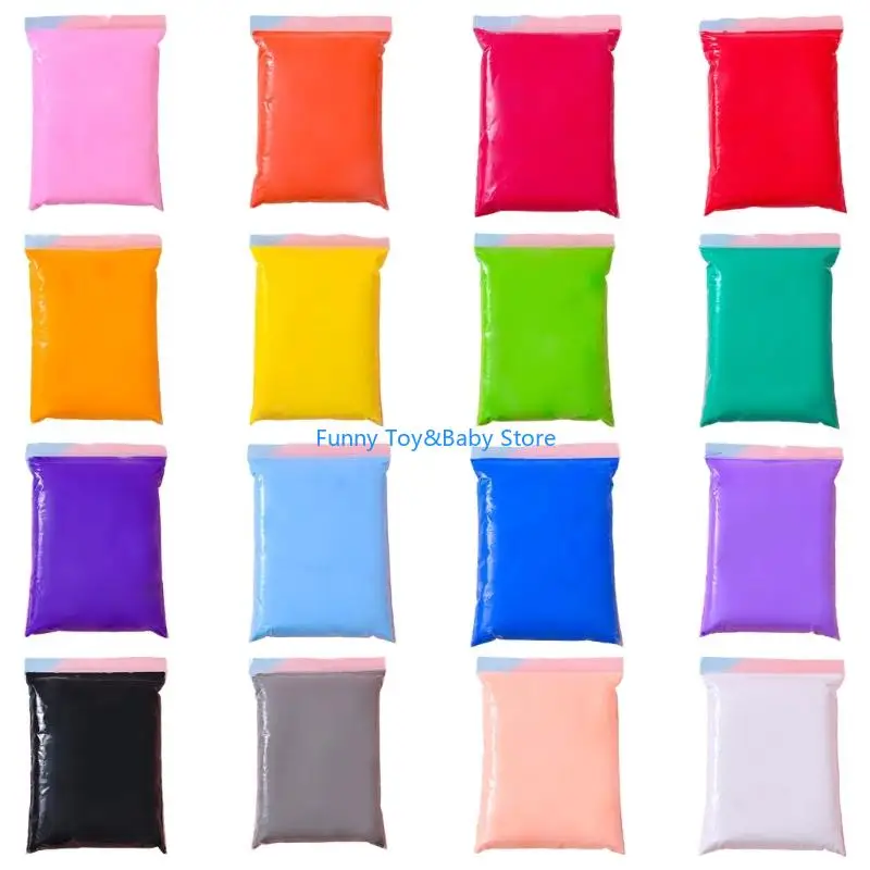 Ensemble d'argile polymère souple pour enfants, 4 pièces, créativité, couleur vibrante, projet artisanal sensoriel, jouet 100g