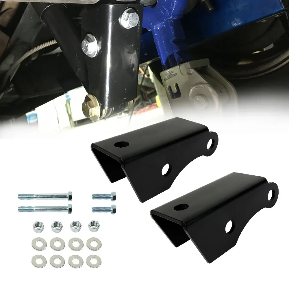 Lowering Rear Drop Shock Extensions Bracket Kit For 1973-1987 Chevrolet GMC C10 C15 C1500 Shock Extender Lift Leveling Kit