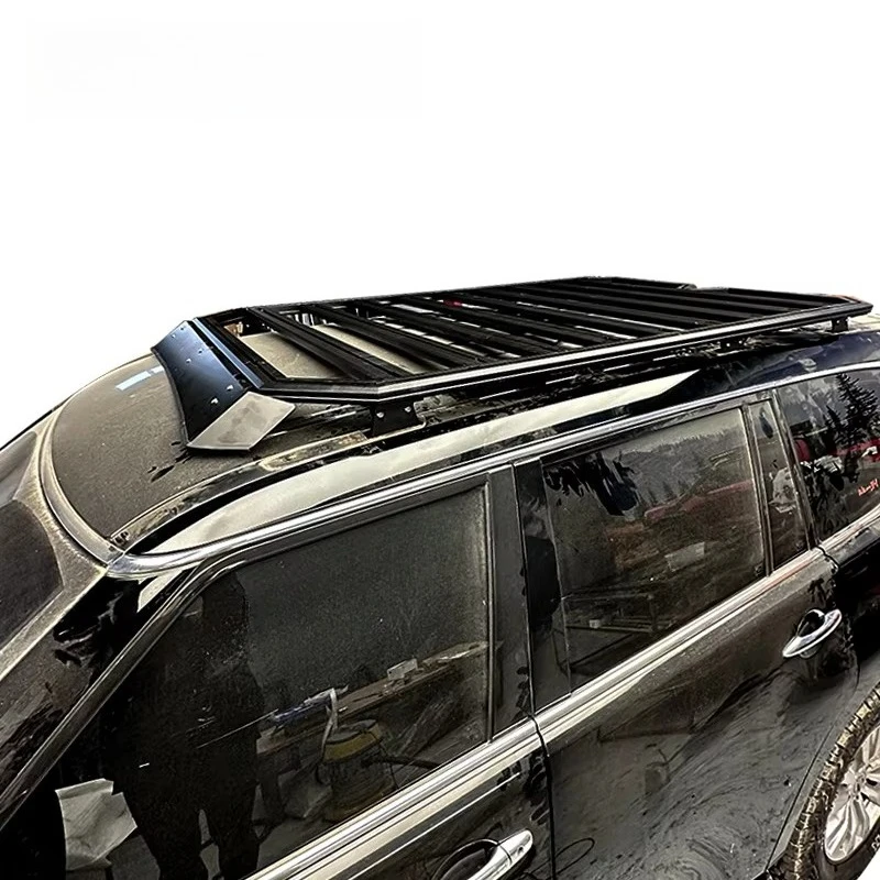 

This Aluminum Roof Rack for Patrol Has a Load Capacity of Over 500 Kilograms.Non-destructive Installation of Holes