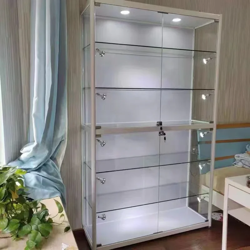 Hand-made display case sample gift model toy car model display case household transparent glass display stand