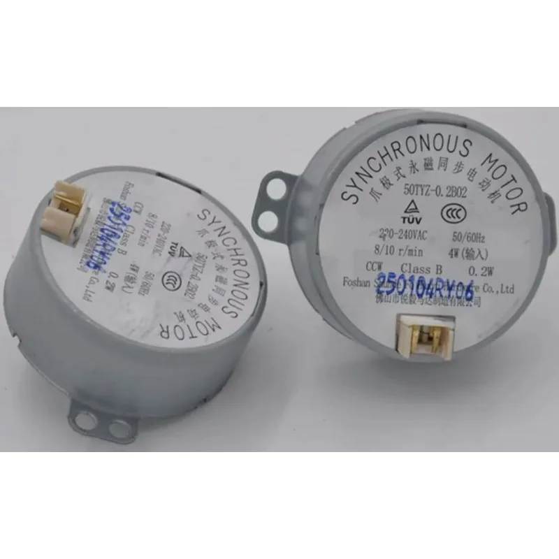 1PCS for Heater Claw Pole Permanent Magnet Synchronous Motor 50TYZ-0.2B02 220V-240VAC 8/10 r/min parts