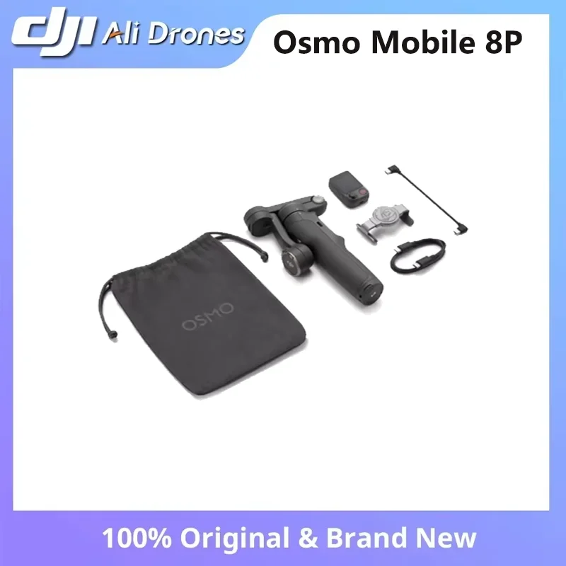 DJI Osmo Mobile 8P Stabilization10-Hour Battery Life Remote Control Selfies Brand And New Original Black-image