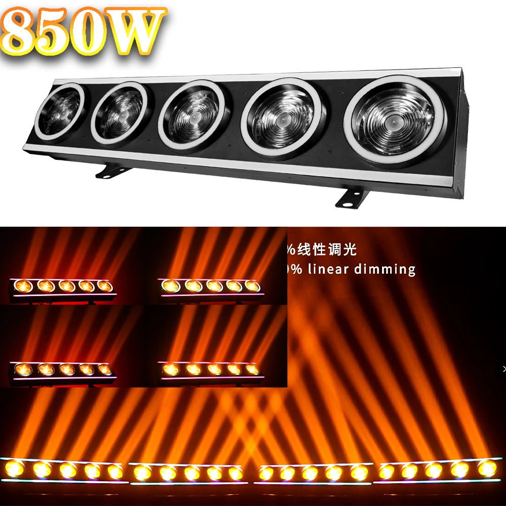 

GOTSTAGE 850 Вт Светодиодные золотые фонари COB Beam Stage Wash Light Bar Светодиодный сценический светильник Bar Настенный светильник для дискотек в помещении