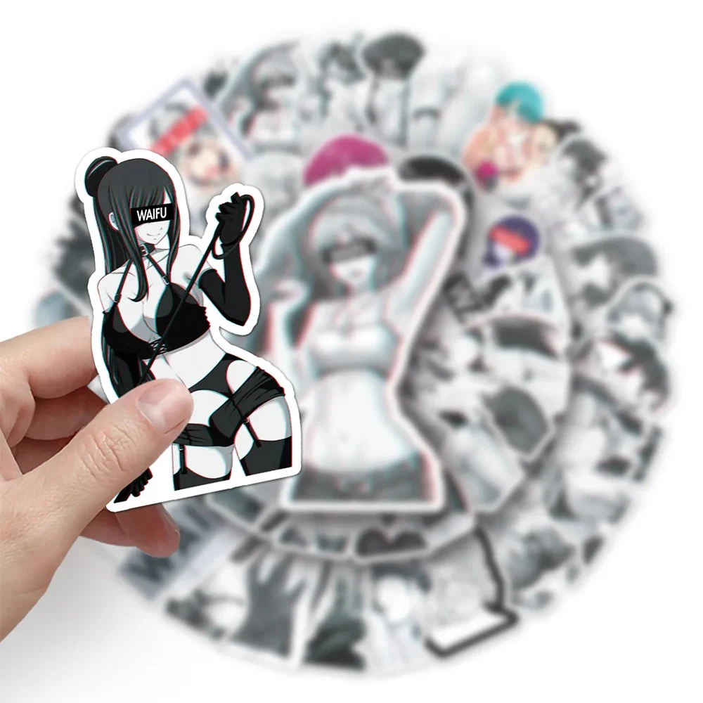 10/30/50pcs Sexy Endless Anime Waifu Girl Graffiti Waterproof Stickers DIY Fridge Skateboard Laptop Car Decoration Sticker Decal