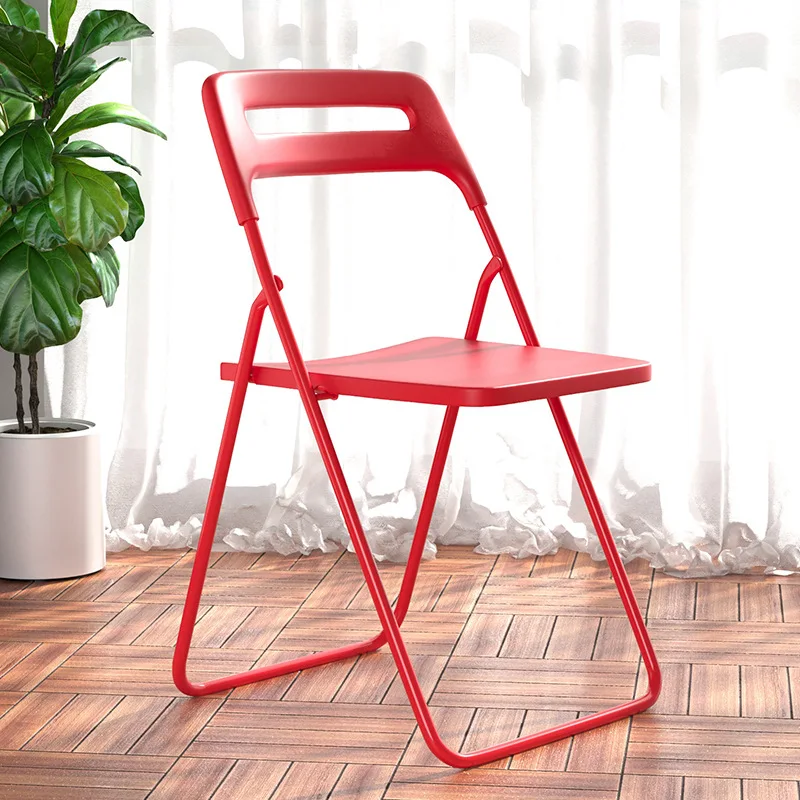 Stool Tabouret Design Portable Folding Restaurant Chair Plastic Dining Rotating Small Banquet Meuble Salon Black Kitchen