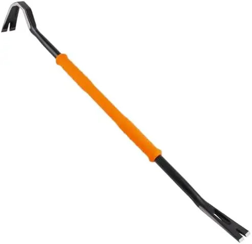 

Klein Tools 36" Gooseneck Wrecking Bar – Heavy Duty Pry Bar & Nail Puller – Forged Carbon Steel Demolition Tool