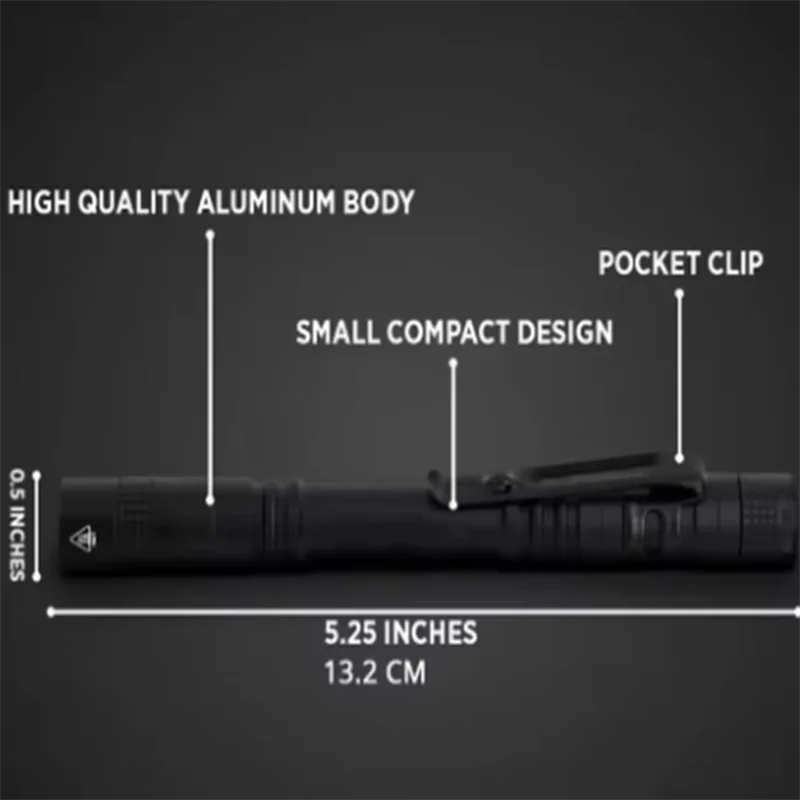 1PC Pen Doctor LED Flashlight Mini 13cm Portable White Light Dentist Nurse Torch Camping Hiking Adventure Out Flashlights image 3