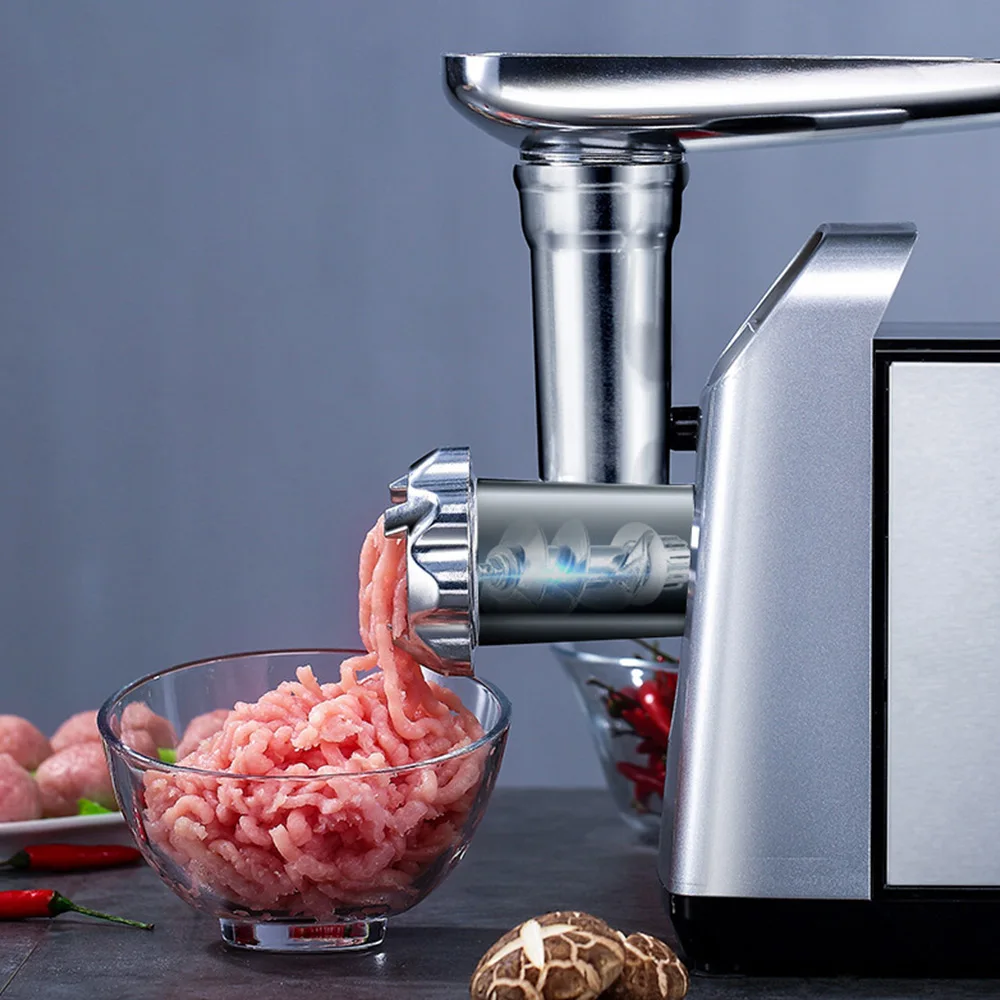Kommerzieller Fleischwolf, elektrische multifunktionale Haushaltswurstfüll- und Schlagsahne, Fleischfüllmaschine mit hoher Leistung