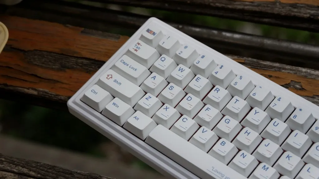 Rhein blue keycap PBT single-sided sublimation  new material