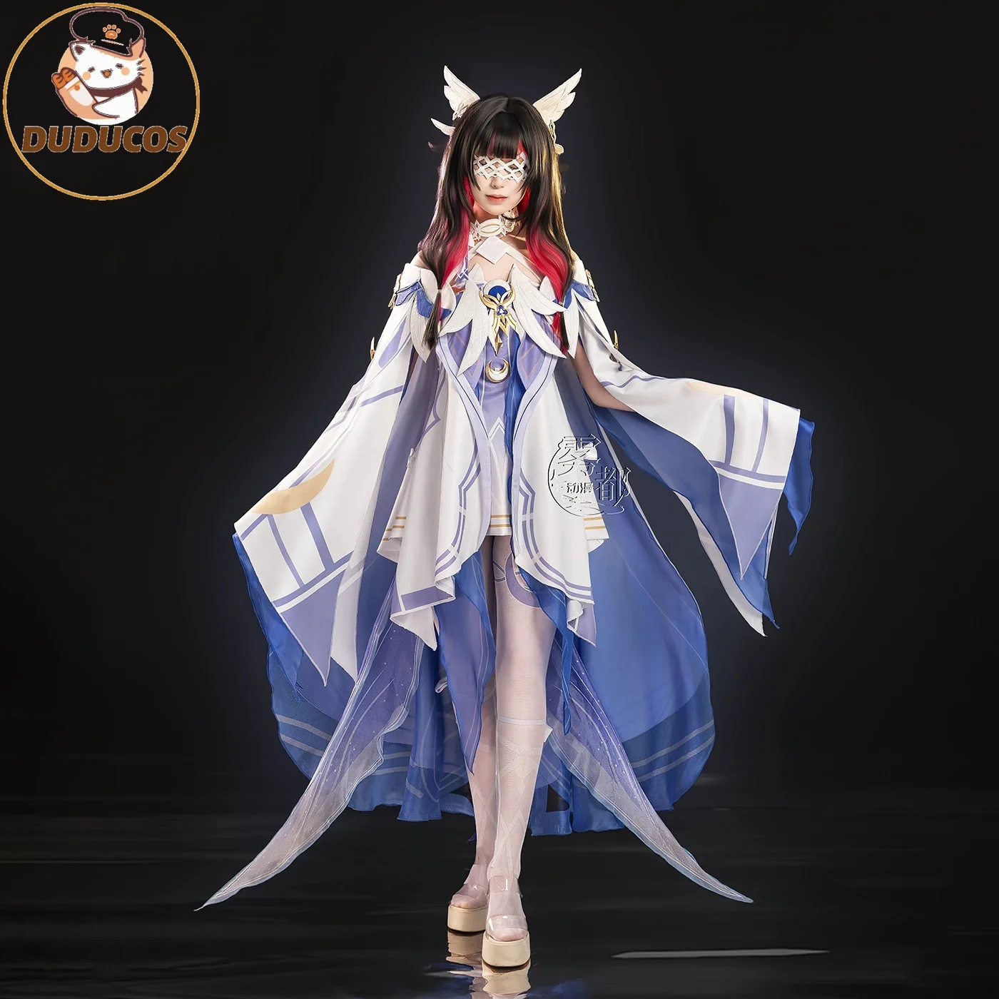 Columbina Cosplay Costume jeu Genshin Impact DUDU-SR Nod-Krai femmes robe blanche Columbina chanson de Welkin lune Cosplay