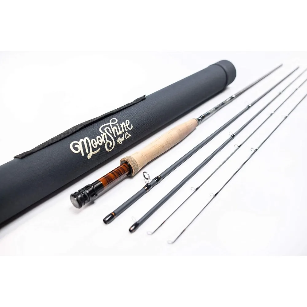 

Fly Fishing Rod with Carrying Case and Extra Rod Tip Section, Slow-Medium-Fast Action, 2-12wt