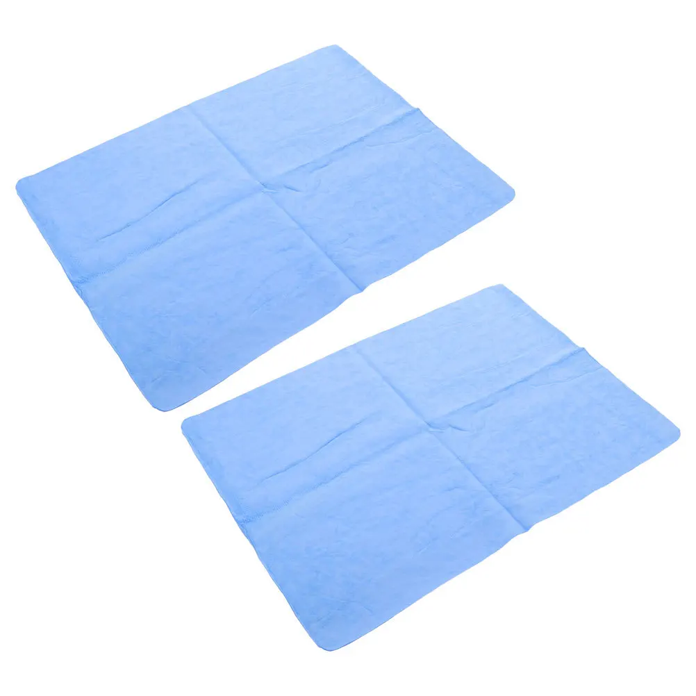 

2Pcs Versatile Car Drying Towels Super Absorbent Artificial Chamois Cloth for Car Windows Homes and Pets Cleaning