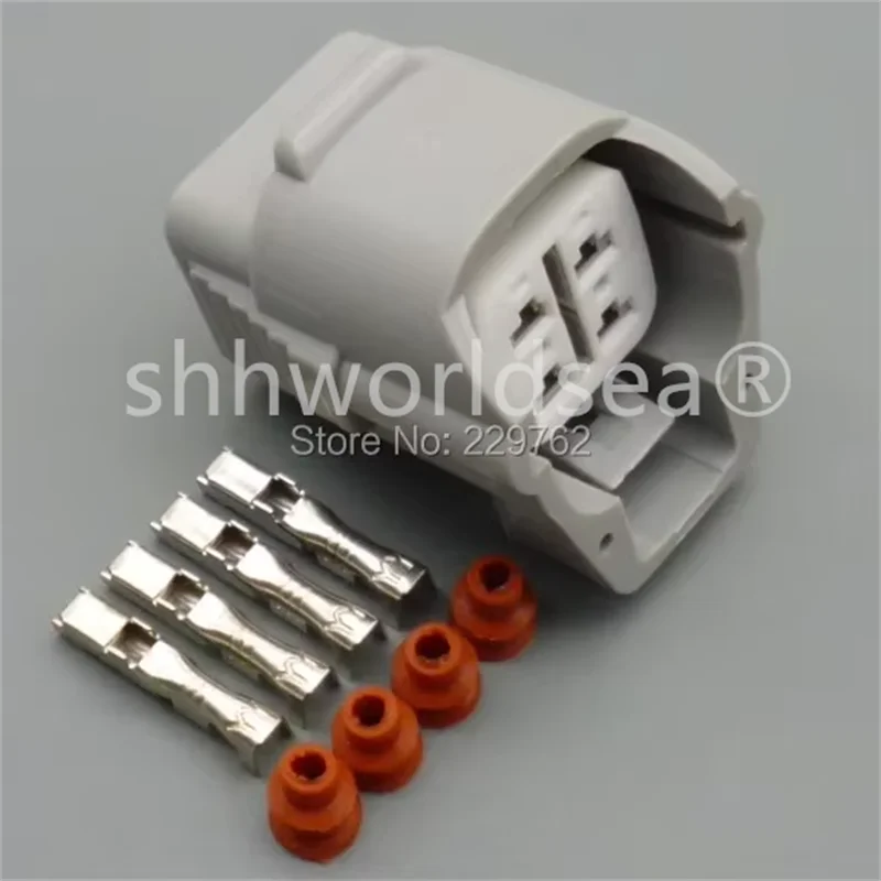 Shhworldsea 10Sets 4 pin car Oxygen sensor connector auto waterproof electrical socket  Oxygen sensor plug for suzuki 6189-0126