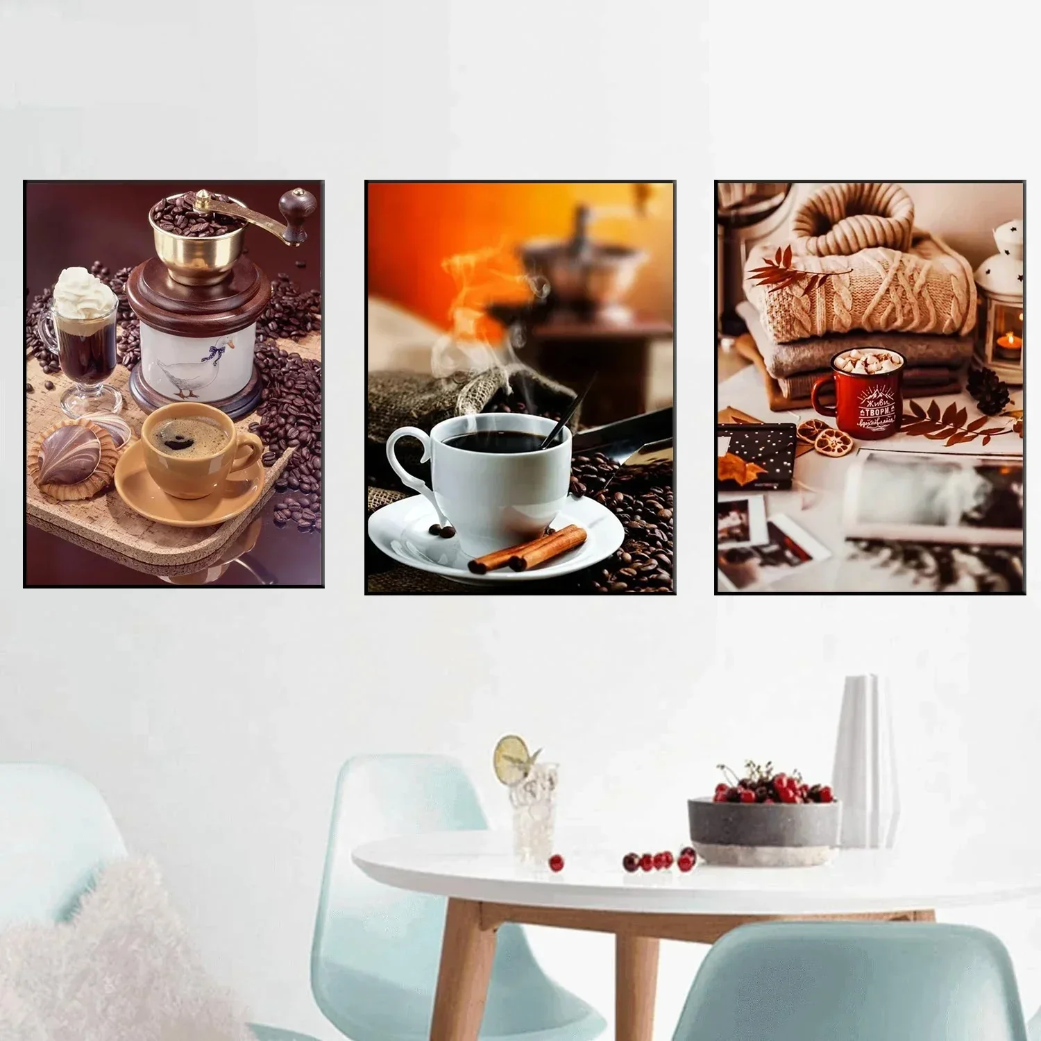 DIY 5D Diamond Painting Kit Desserts and Coffee- Perfect Gift for Handmade Home Decor