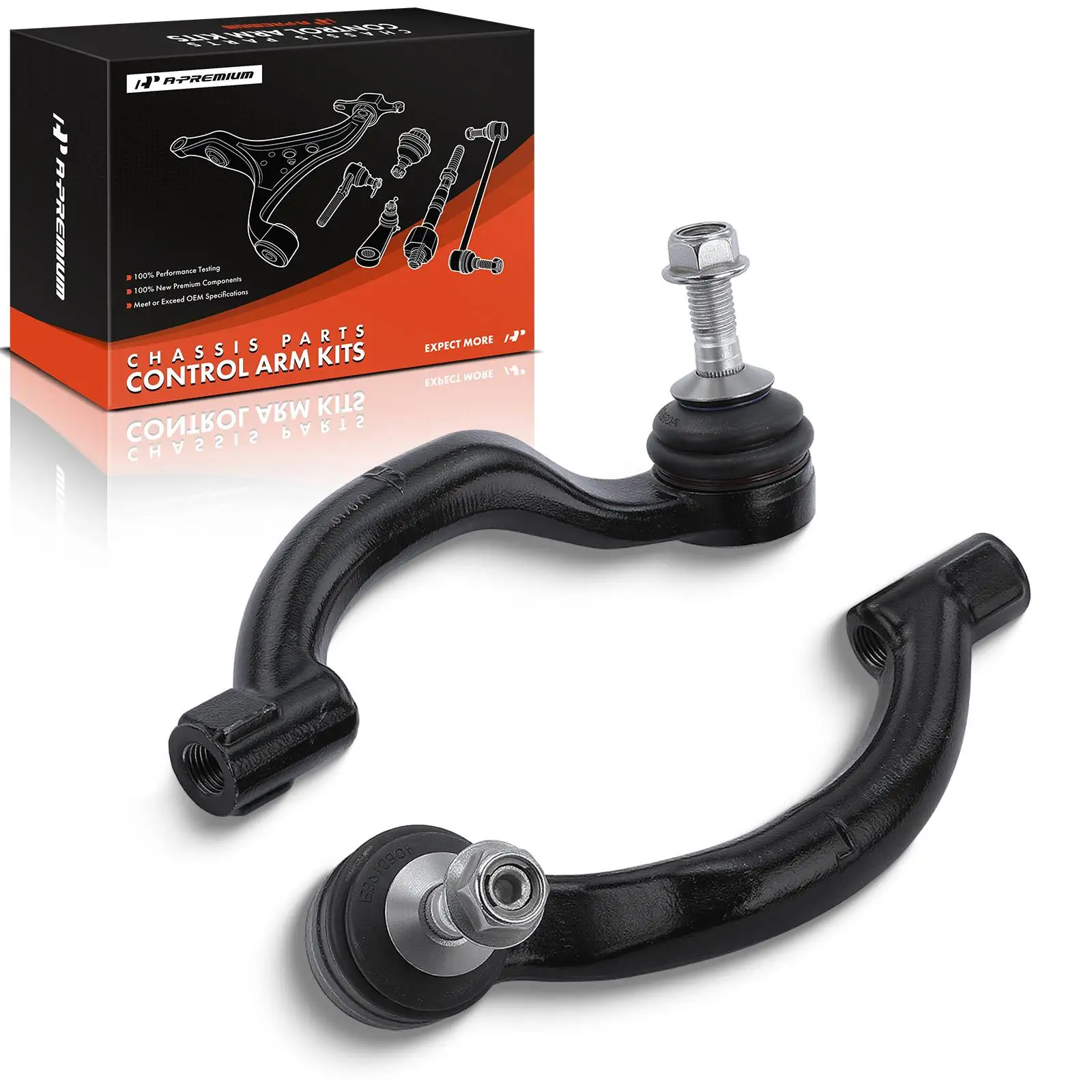 A-Premium 2x Outer Tie Rod End for Jaguar XK XKR 2007-2009 XJ8 XJR 2004-2009 XKR-S 2012-2014 S-Type 2002-2008 Super V8 2005-2009