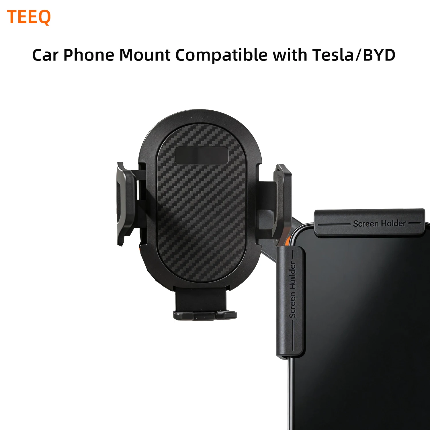 테슬라 Y 모델3 하이랜드 사이버트럭, BYD Seal U, 아토 3, 씰라이언 7, 한, 당, 덴자 D9, N7, N8용 TEEQ 차량용 핸드폰 거치대