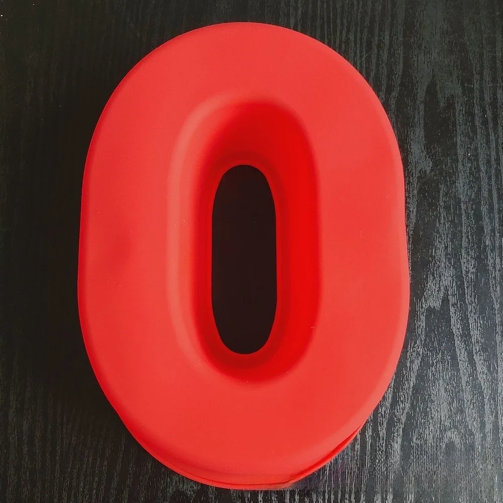 9pcs 10 Inch Silicone Number Cake Molds Set Includes All Numbers 0 1 2 3 4 5 6 7 8 for Easy Baking and Cleanup