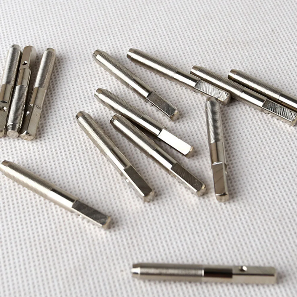 

Accessories for Lyre Fastening Nails Bulk Musical Instruments String Pegs Pins Silver Metal