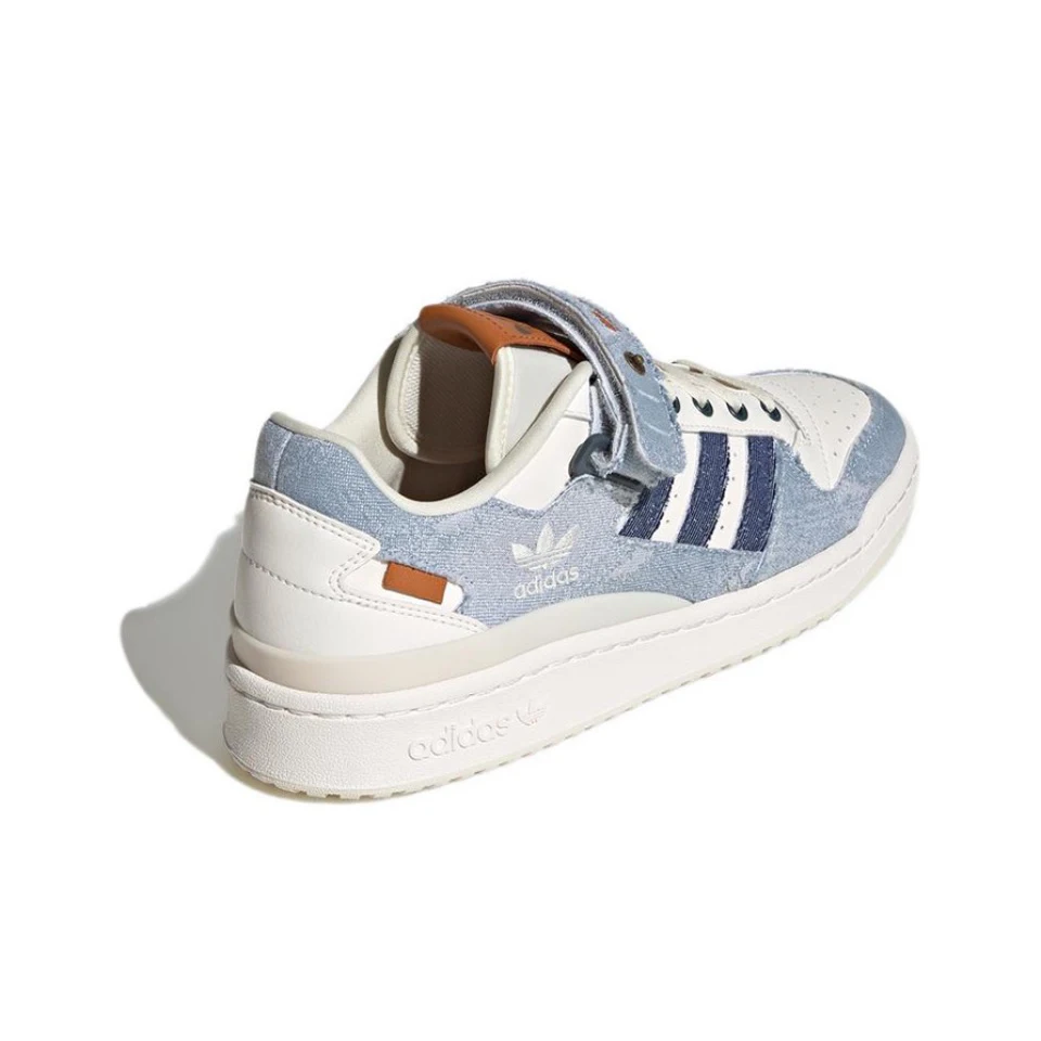 Adidas Forum-Zapatillas Retro clásicas para hombre y mujer, zapatos informales de Skateboard, Color azul y blanco, originales, HQ6334