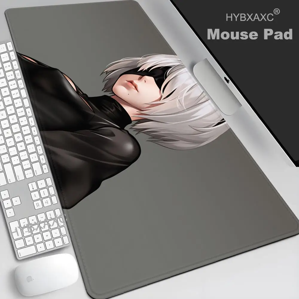 

HYBXAXC Adventure game Nier Automatas Gaming Mouse Pad Large Mousepad For PC Gamer Desktop Decoration Mouse Mat Deskmat Rug