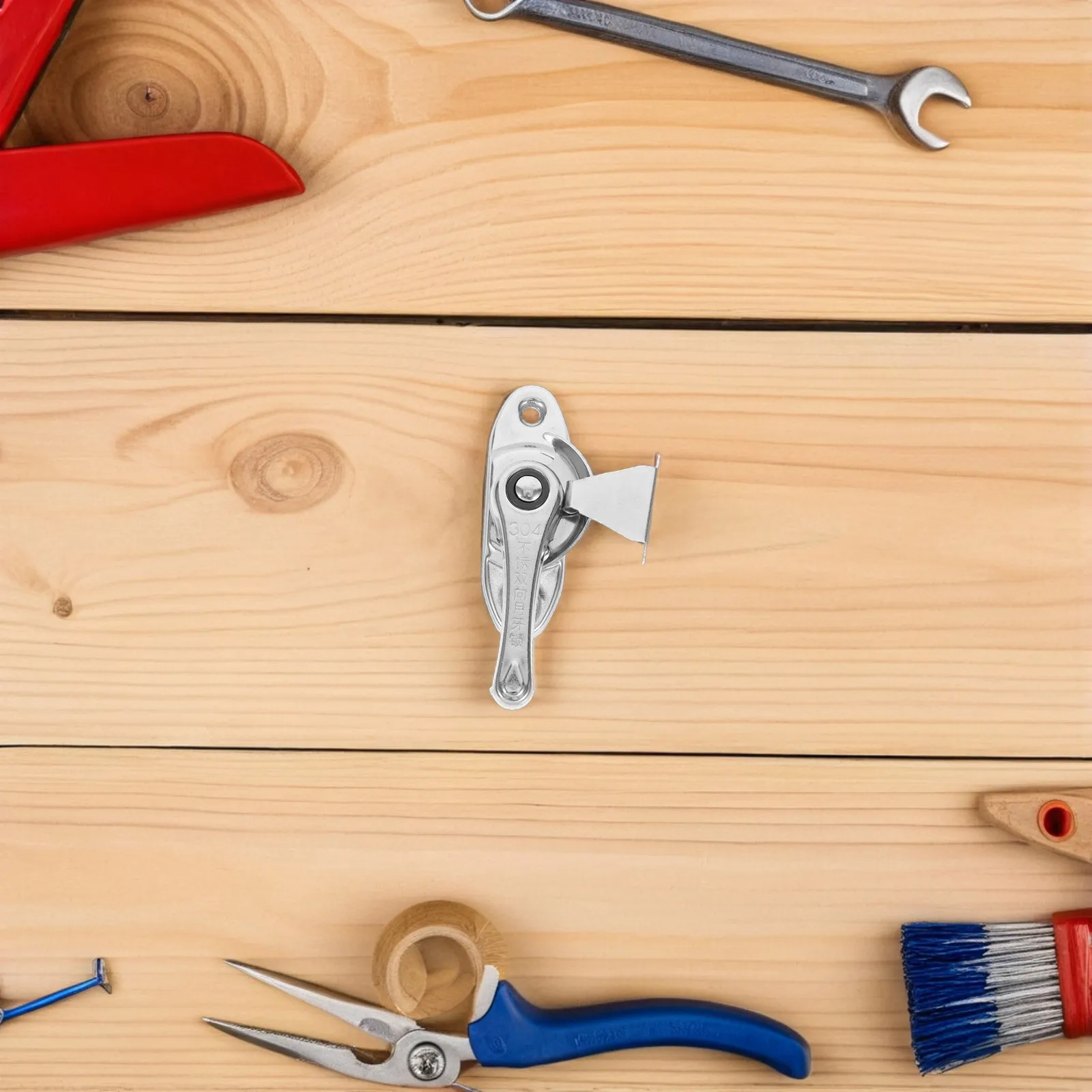 

2Sets Stainless Steel Crescent Lock Universal Window Door Security Easy Install Antitheft Durable Sash Locks Locks for Windows