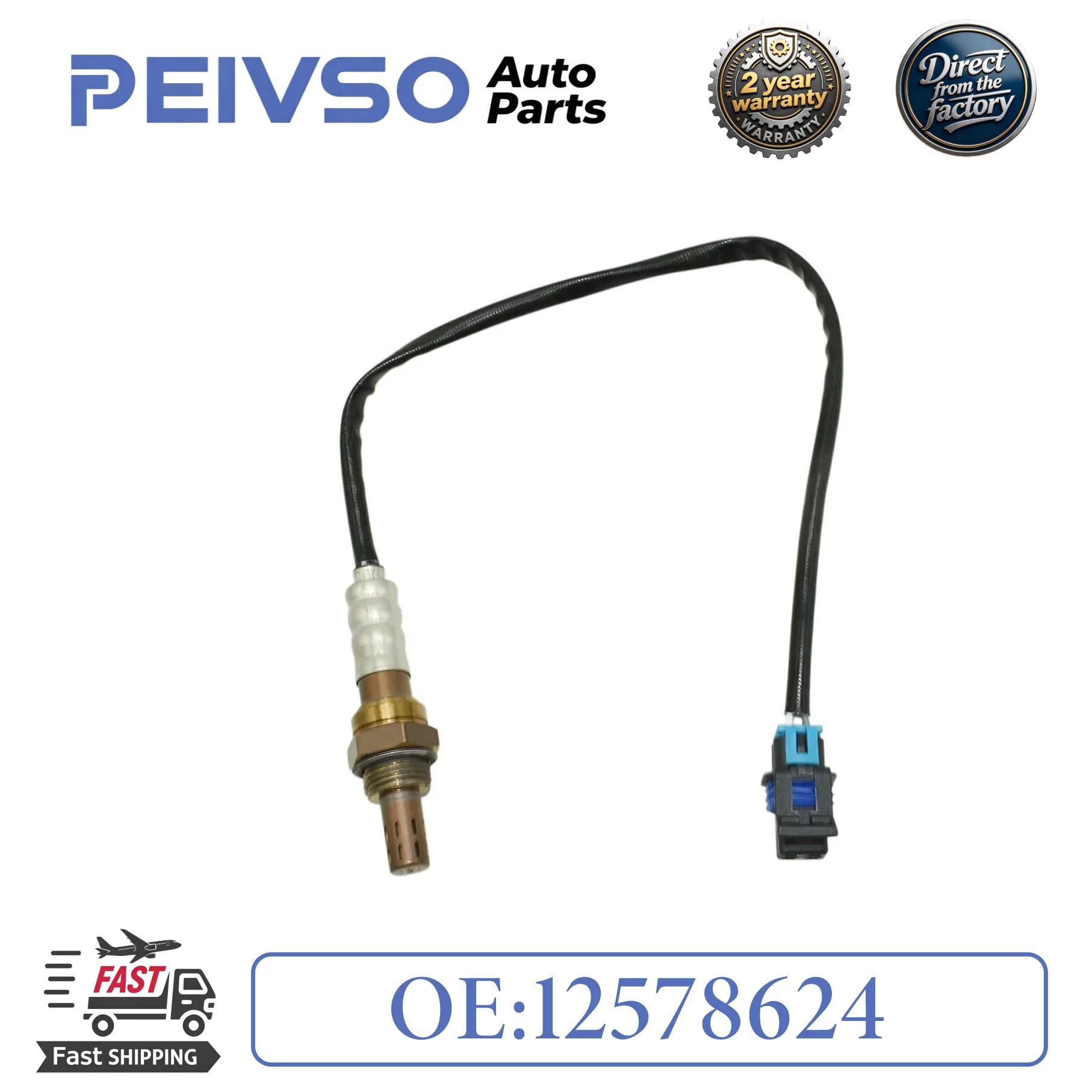 12578624 0258986630 Rear Lambda Oxygen O2 Sensor fit for 2005-2010 Buick Lacrosse 2.4L GMC Savana Chevy Silverado 1500