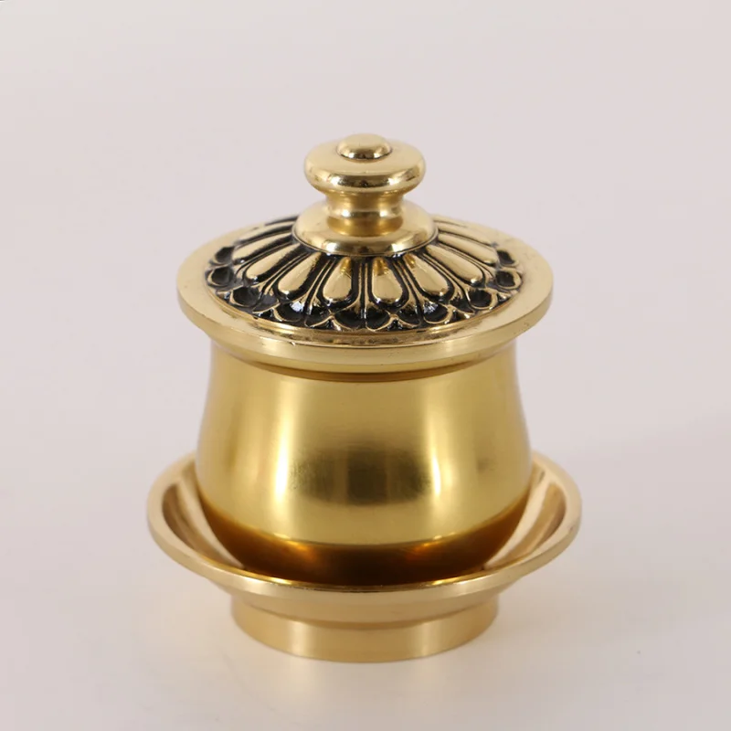 Yuantong Craft Hall Ornament Brass Bare Buddha Character Holy Wholesale Household Water Offering Cup Purifying