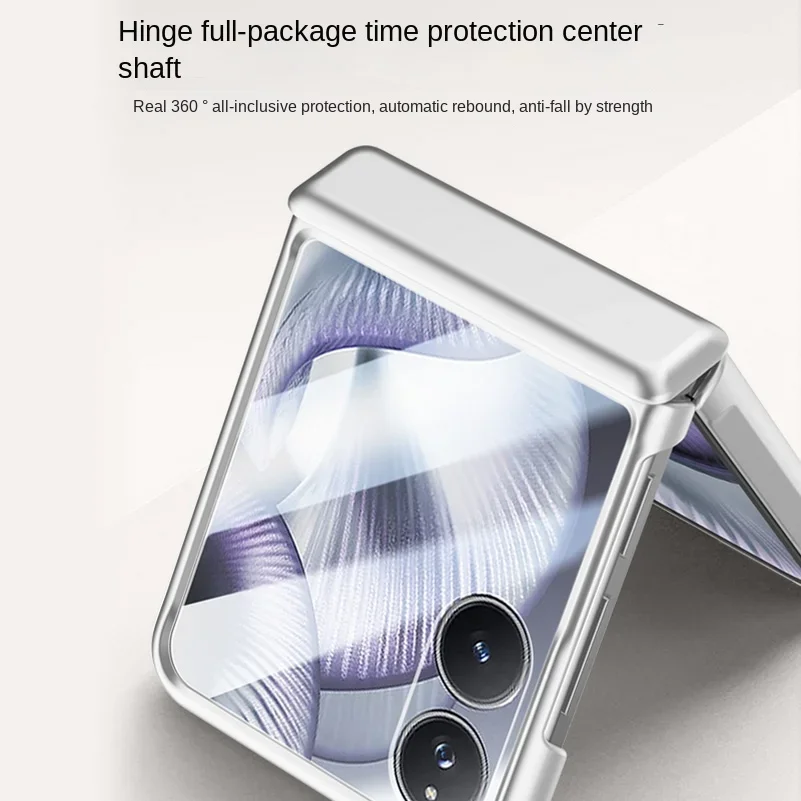 Высококачественное встроенное магнитное кольцо с пленкой из закаленного стекла, чехол для телефона Xiaomi Mix Flip 2, защитный чехол с пружинным шарниром для камеры