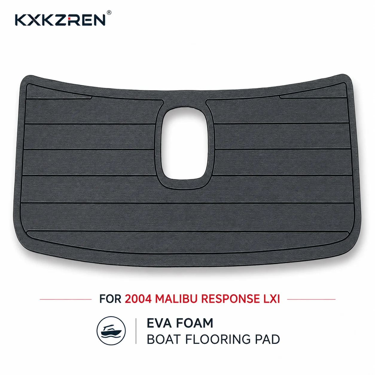 KXKZREN Rear Swim Platform Mat Compatible with 2004 Malibu Response LXI EVA Foam Non Slip Marine Deck Flooring Replacement Pad