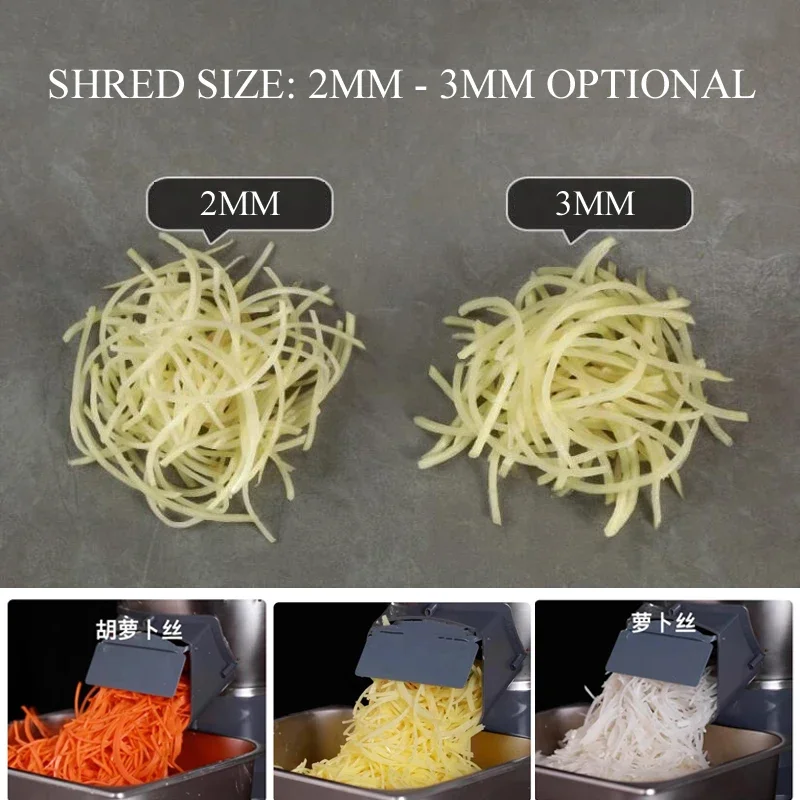 New Commercial Vegetable Chopper With Replacement Blades Stainless Steel French Fry Cutter Potato Dicer Vegetable & Fruit Slicer