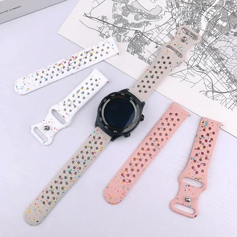 20mm Band For Samsung Galaxy Watch 4/5/6 44mm 40mm 5 Pro 45mm Silicone Bracelet correa Galaxy Watch 6 classic 47mm 43mm strap