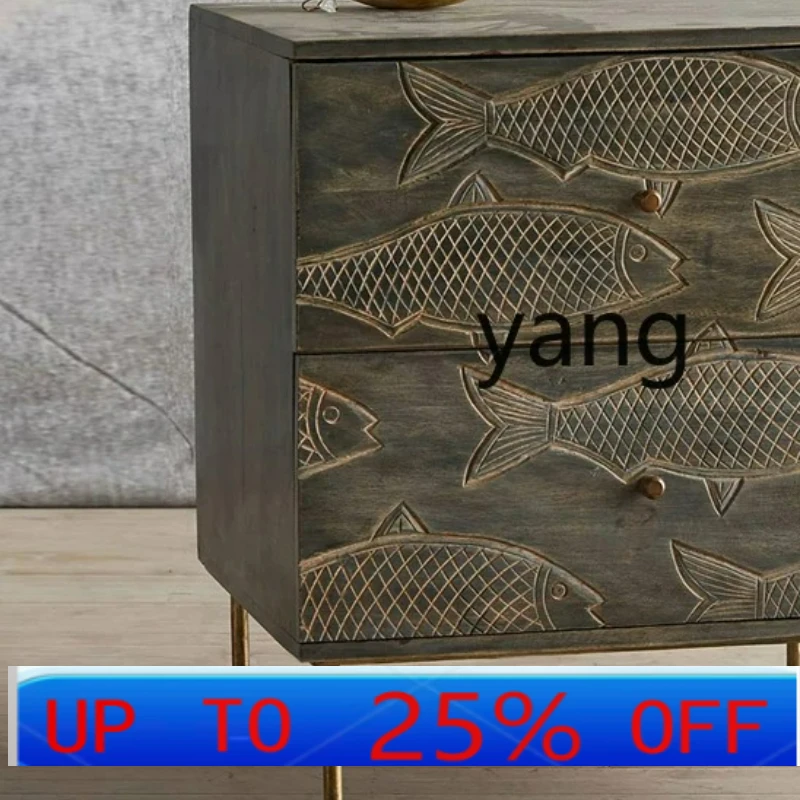 

LMM retro all solid wood chest storage