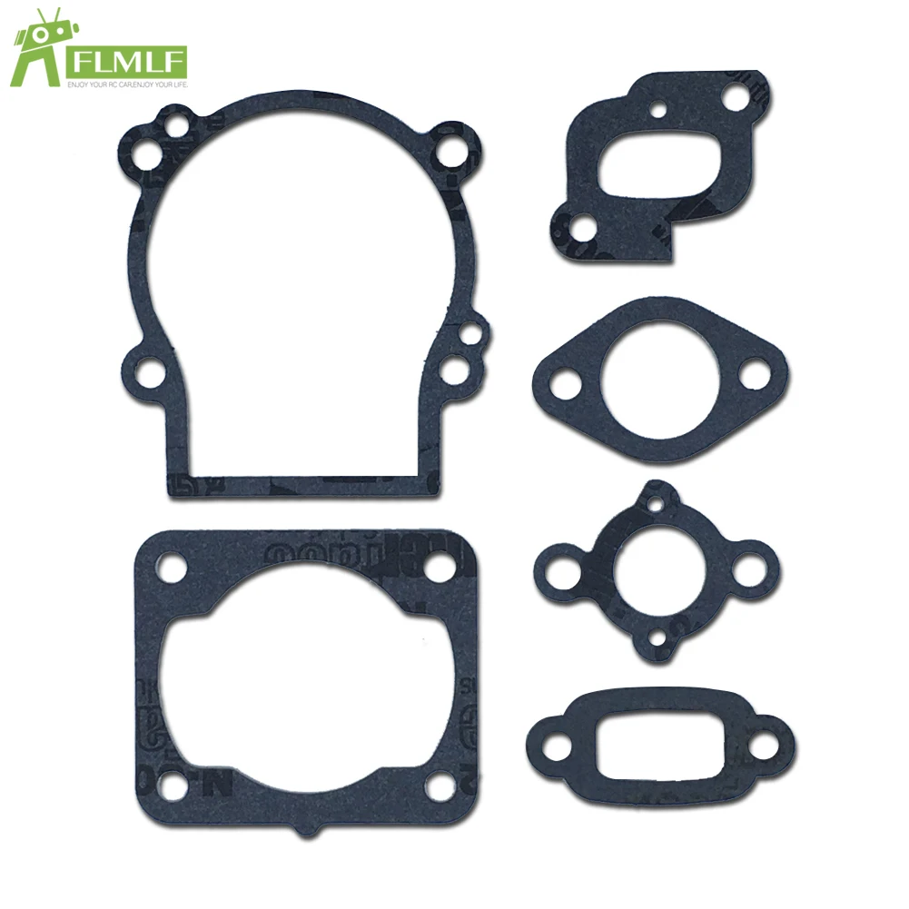 Engine Gasket Set 23cc 26cc 29cc 30.5cc 32cc 36cc 45cc Fit for 1/5 Hpi Rofun Rovan Km Baja Losi FG GoPed RedCat Rc Car Toy Parts